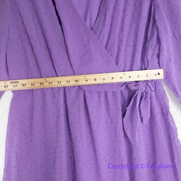 New! City Chic Wild Dobby Dress  lilac purple,  women plus‎ size 18 - Picture 7 of 16